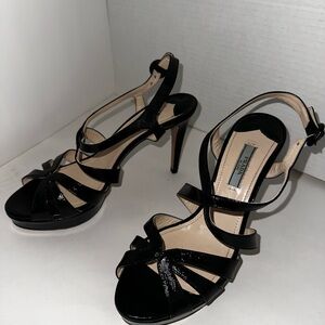 Prada Patent Leather Slingback Sandals
